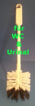 Bürste für WC & URINAL (Bürstenkopf ca. 6,5 / 1,7 cm,)